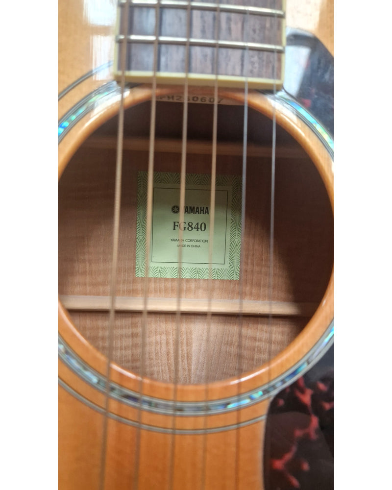 Yamaha FG840 - Acoustic Guitars - Natural - Excellent - Image 3