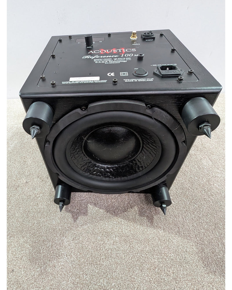 MJ Acoustics Reference 100 MkII - Subwoofer - Black Woodgrain - Very Good - image 11