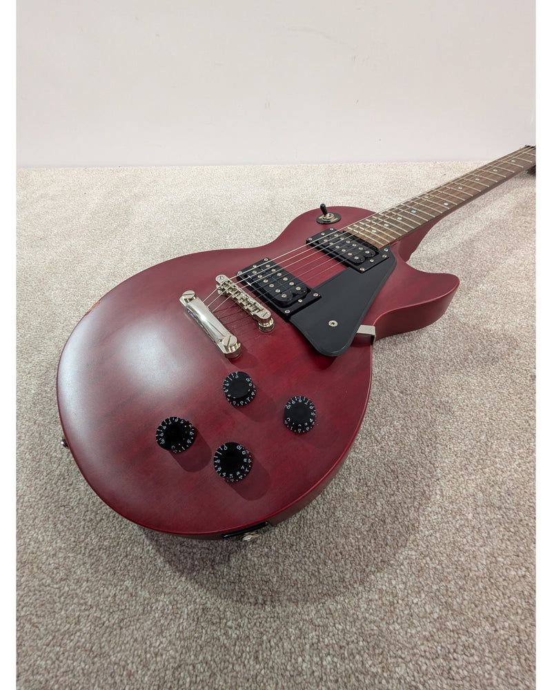 Epiphone Les Paul Studio - Electric Guitar - Satin Cherry Red - Good w/ Hard Case & Manuals - image 14