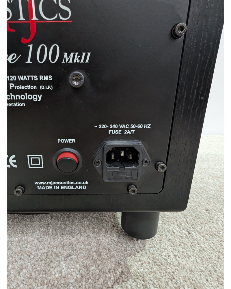 MJ Acoustics Reference 100 MkII - Subwoofer - Black Woodgrain - Very Good - image 10