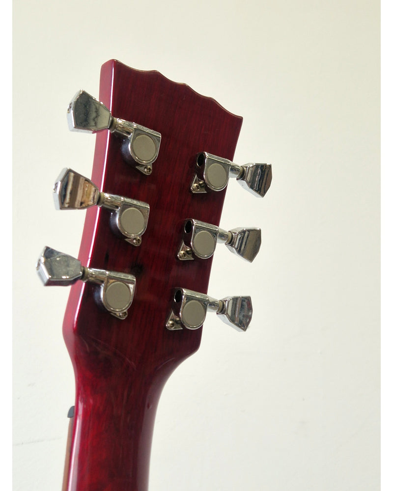 Vintage VS6 - Electric Guitar - Cherry Red - Very Good w/ Hard Case & Soft Case - Image 10