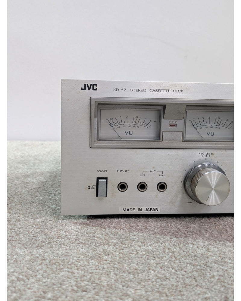 JVC KD-A2B - Cassette Deck - Silver - Fair - image 2