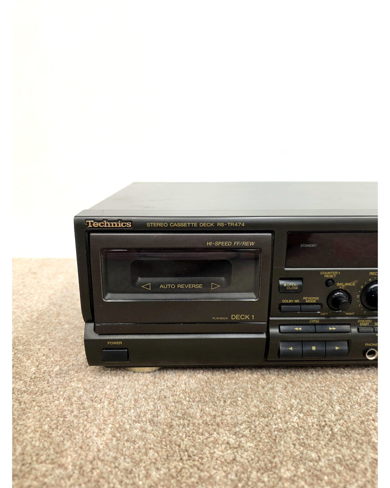 Technics RS-TR474 - Cassette Deck - Black - Good - image 2