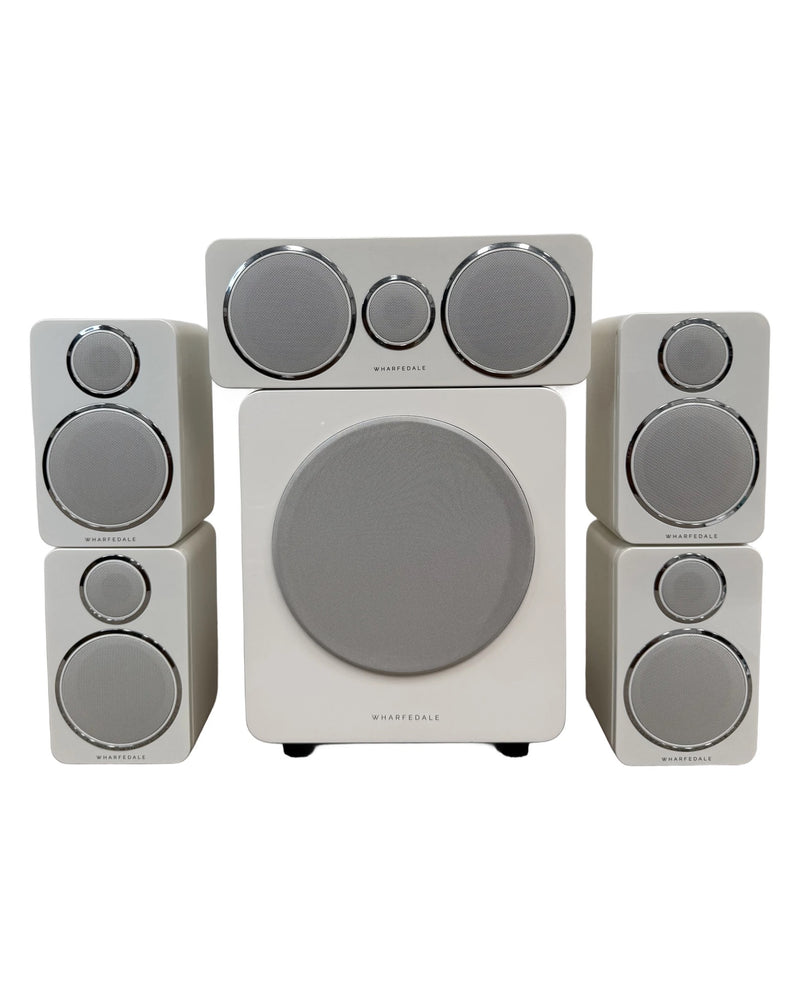 Wharfedale DX-2 5.1 Home Cinema Set - White - Good w/ Original Box - image 1