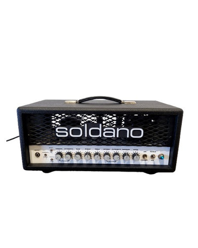 Soldano SLO-30 Head - Head - Black - Excellent w/ Original Box, Cables, Footswitch