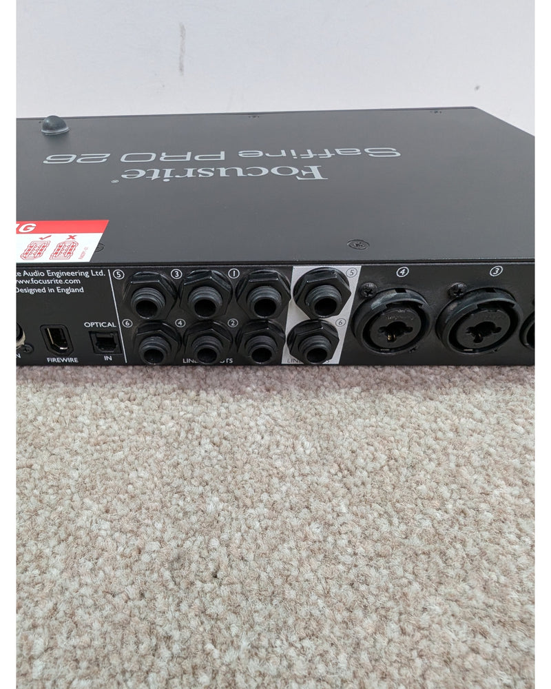 Focusrite Saffire Pro 26 - Audio Interface - Excellent - image 11