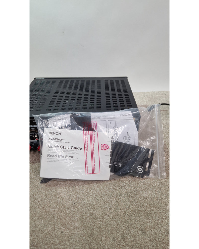 Denon AVR-X3600H - Receiver - Black - Very Good w/ Manuals, Power Supply, remote_control - image 13