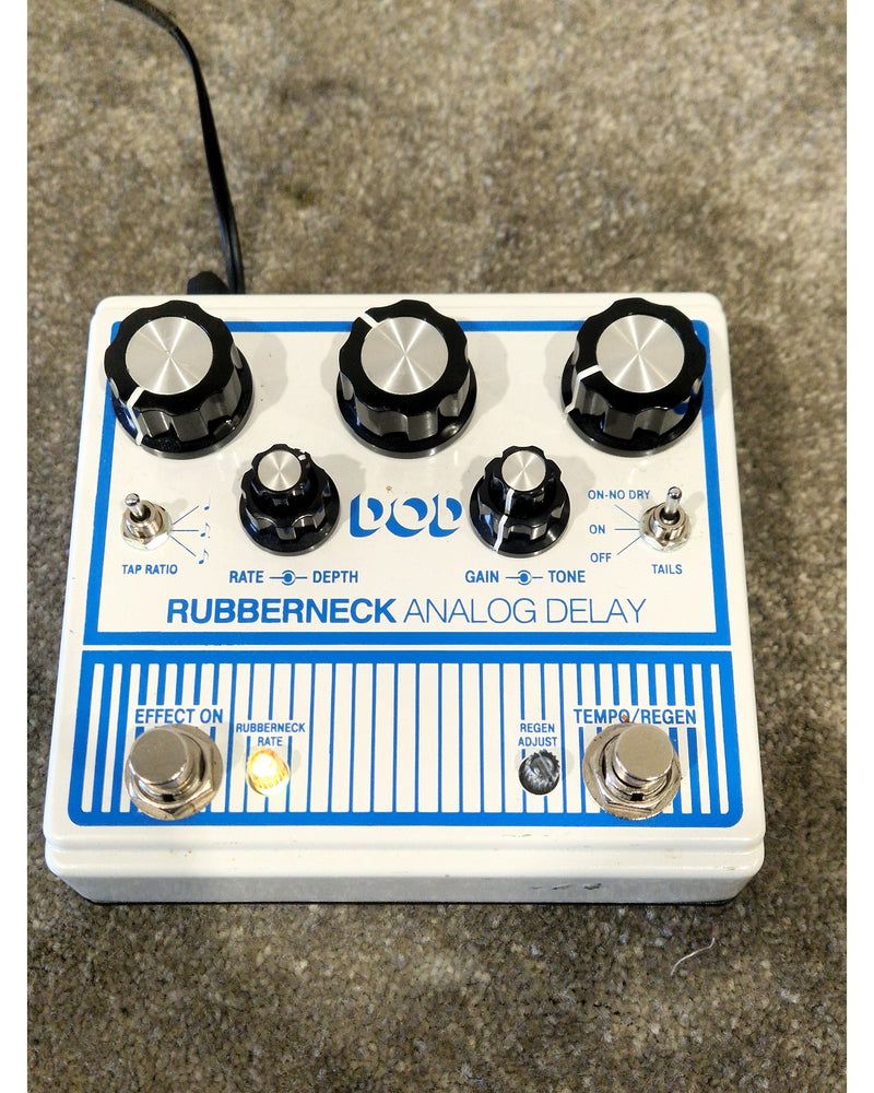 DOD Rubberneck Analog Delay - Effects Pedal - White - Excellent w/ Original Box - Image 6