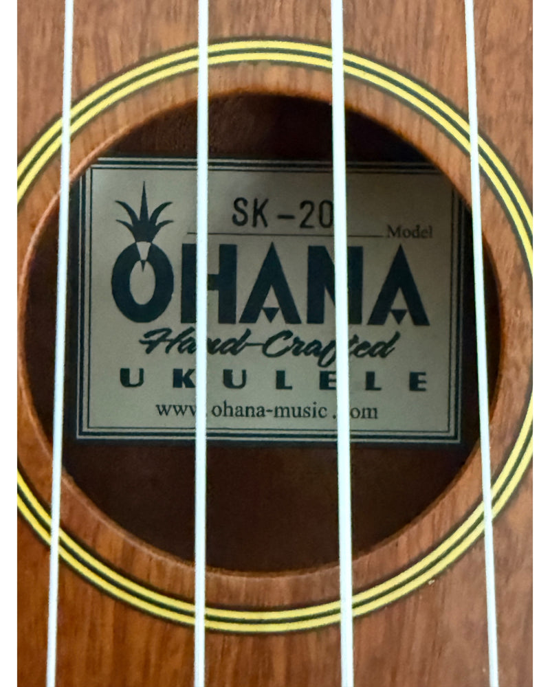Ohana SK-20 - Acoustic Guitar - Natural - Excellent w/ Soft Case - image 10
