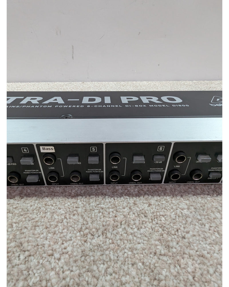 Behringer Ultra DI Pro DI800 - Audio Interface - Excellent w/ Original Box & Manuals - image 7