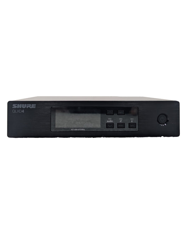 Shure QLXD4 - Wireless System - Black - Excellent w/ Manuals, Power Supply, Antennas