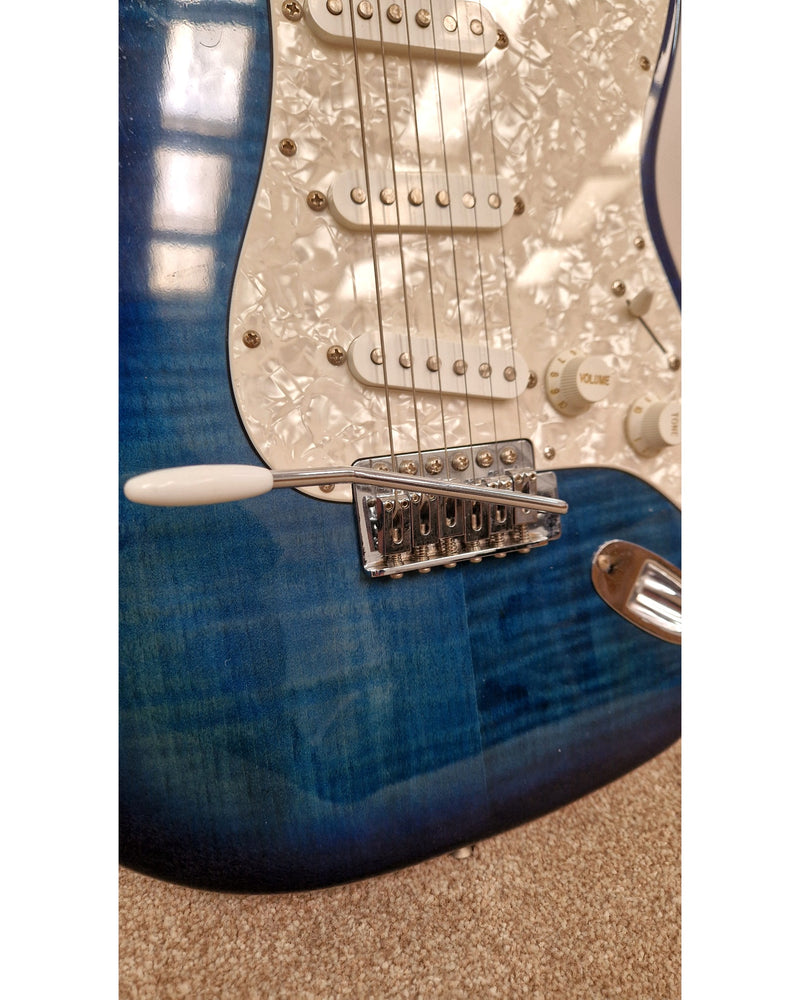 Vintage V6 - Electric Guitar - Blue - Excellent w/ Soft Case - image 8