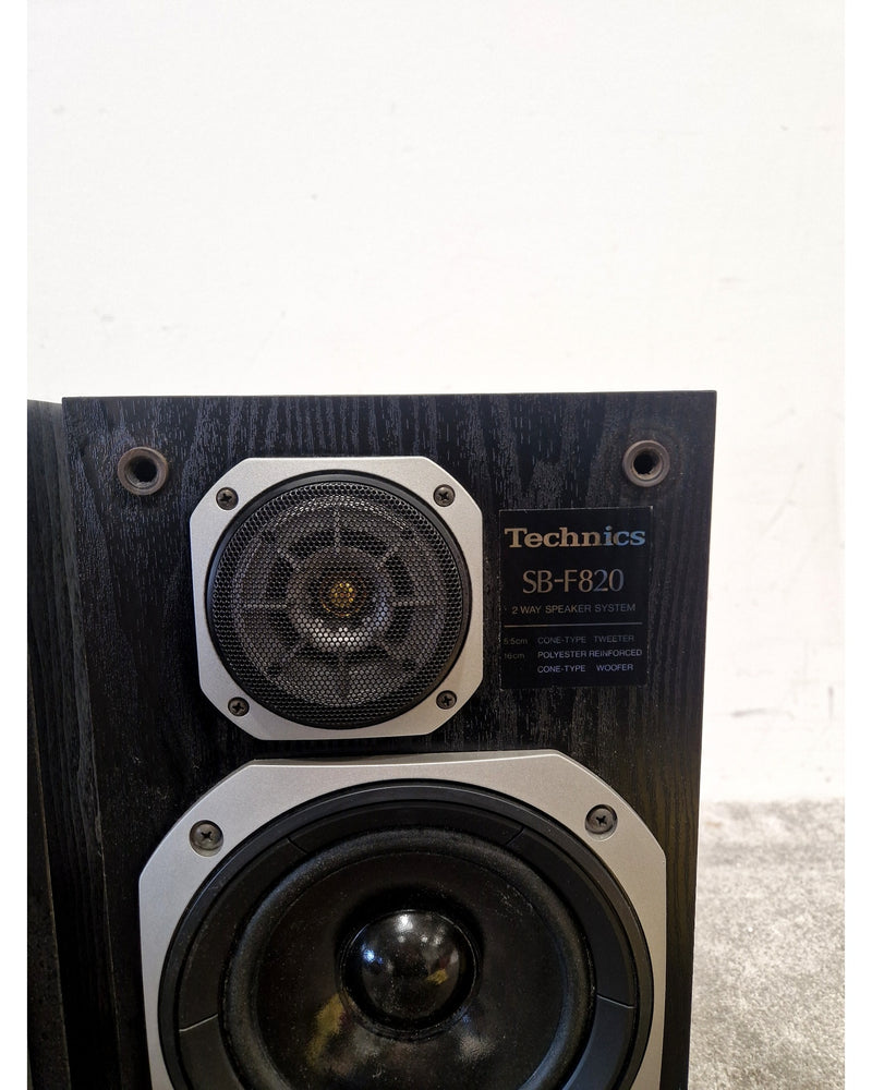 Technics SB-F820 - Hi-Fi Speakers Pair - Black - Good - Image 11