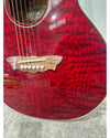 Washburn EA18TR Electro-Acoustic Guitar Red - Cutaway Design - Excellent - Photo 17
