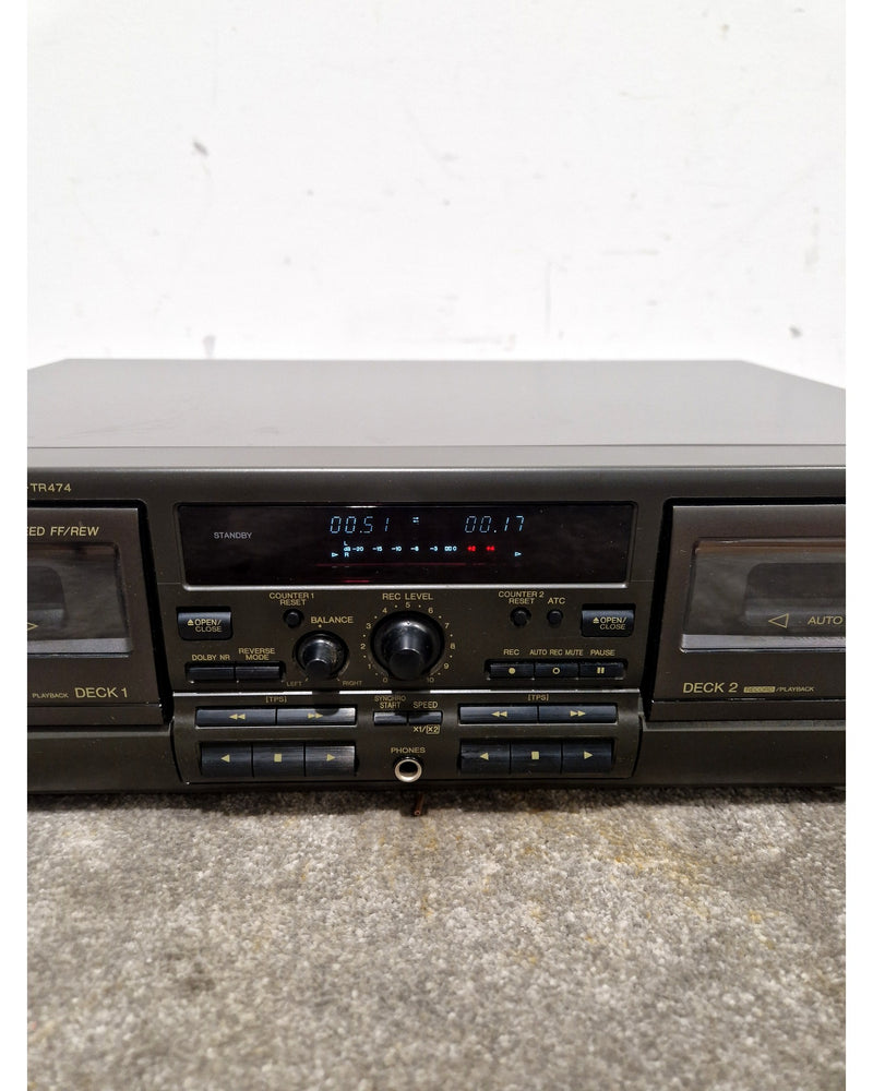 Technics RS-TR474 - Stereo Cassette Deck - Black - Excellent - Image 13