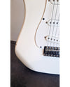 Squier Strat Chinese - Electric Guitar - White - Good - Photo 5