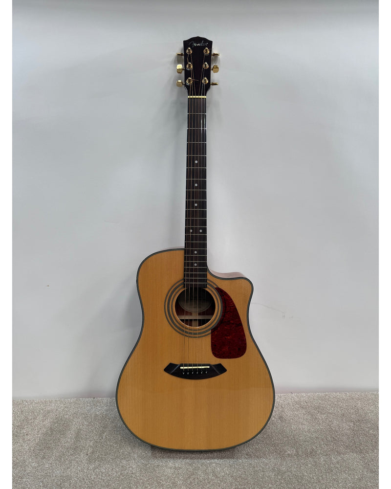 Fender CD-220SCE Bubinga - Acoustic Guitar - Natural - Like New w/ Hard Case - image 2