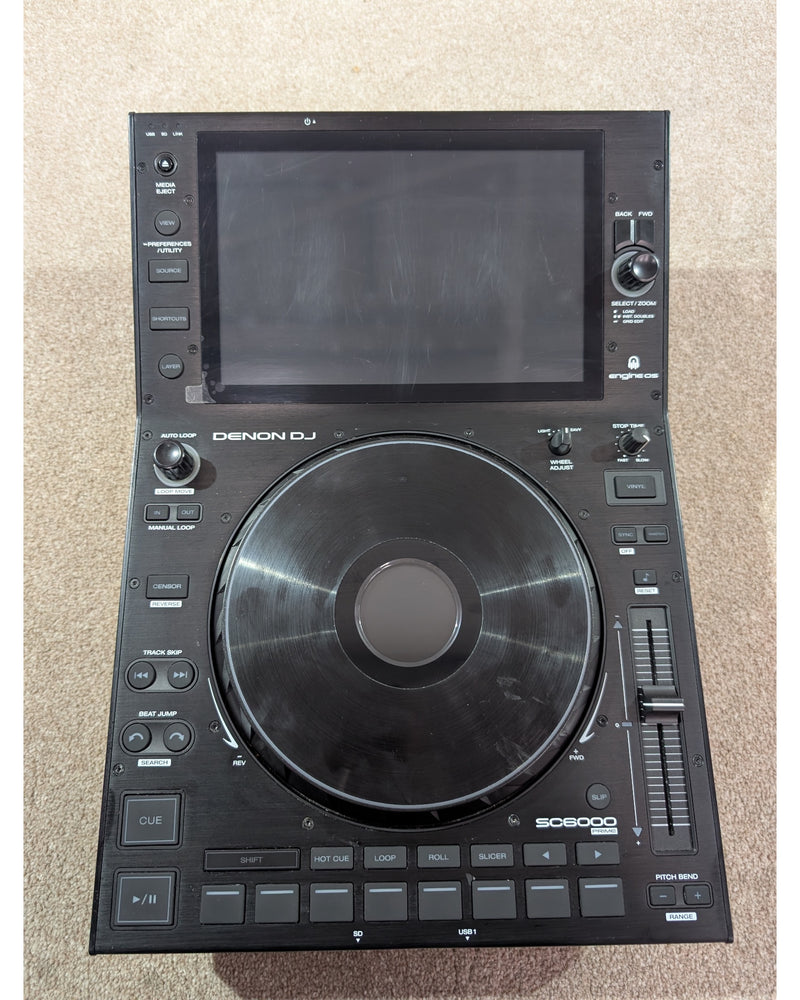Denon SC6000 Prime - DJ Equipment - Black - Very Good - image 2