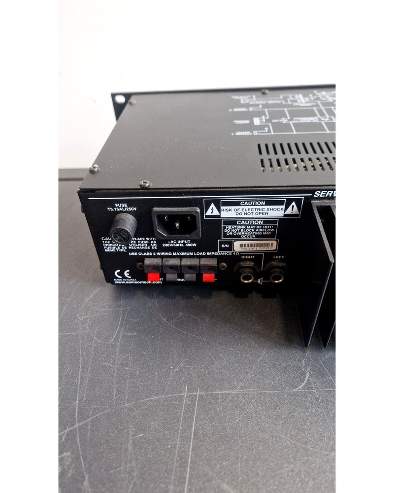 Samson Servo 260 - Power Amplifiers - Excellent w/ Manuals & Original Box - Image 3