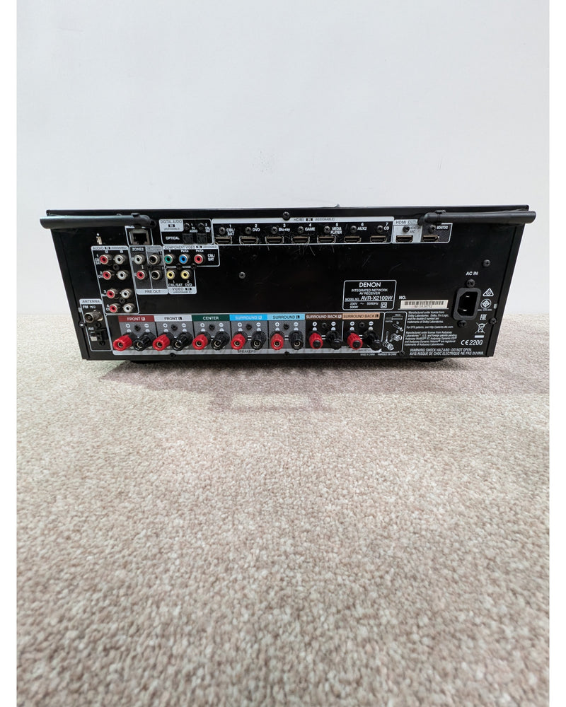 Denon AVR-X2100W - Receiver - Black - Very Good w/ Original Box & Manuals - image 8