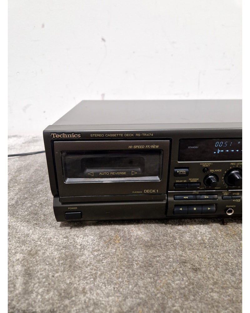 Technics RS-TR474 - Stereo Cassette Deck - Black - Excellent - Image 14