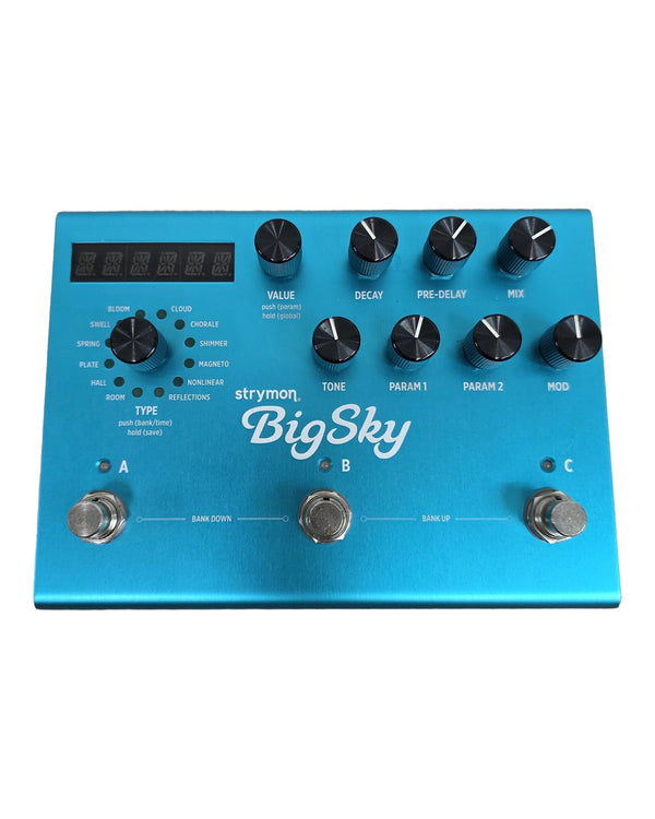 Strymon BigSky - Delay & Reverb Pedals - Blue - Excellent