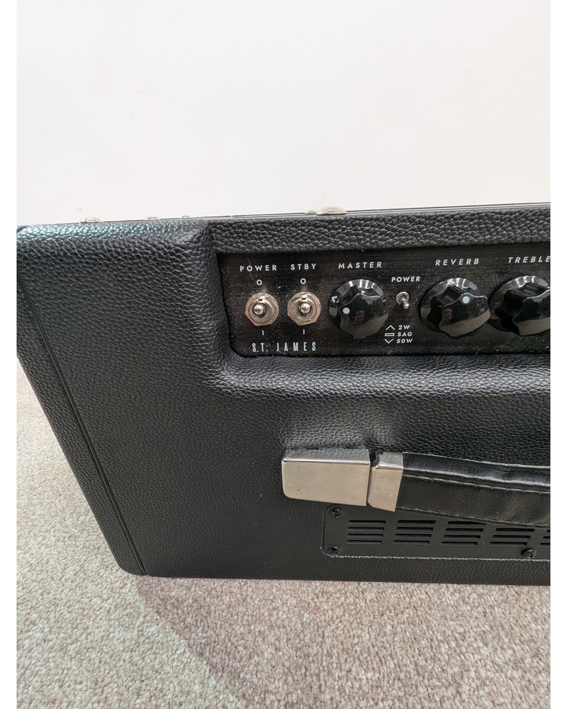 Blackstar St. James 50 6L6 Combo - Guitar Amplifier - Black With Silver Grille Cloth - Excellent w/ Soft Case - image 6