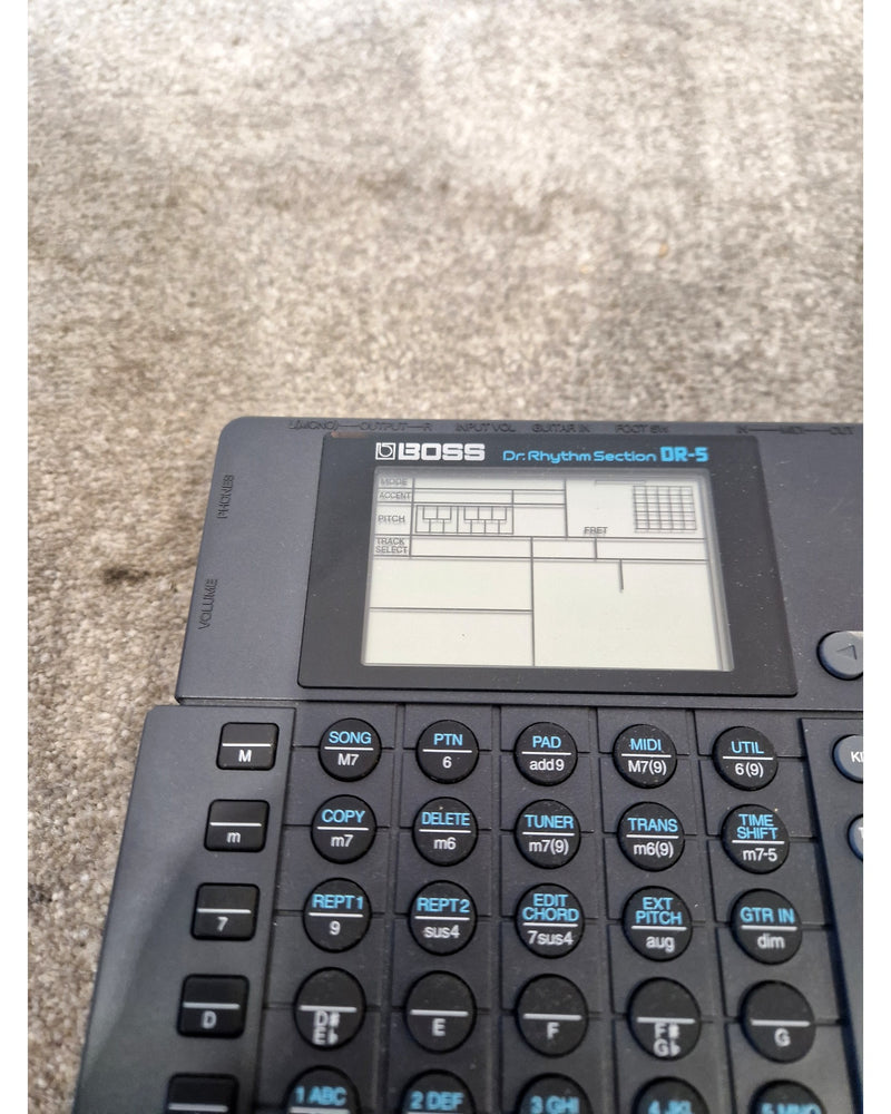 Boss DR-5 Dr. Rhythm Section - Drum Machine - Black - Excellent w/ Original Box & Manuals - Image 9