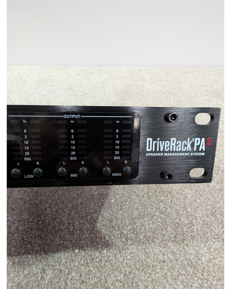 dbx DriveRack PA2 - Rack Effects - Black - Very Good w/ Original Box & Manuals - image 7