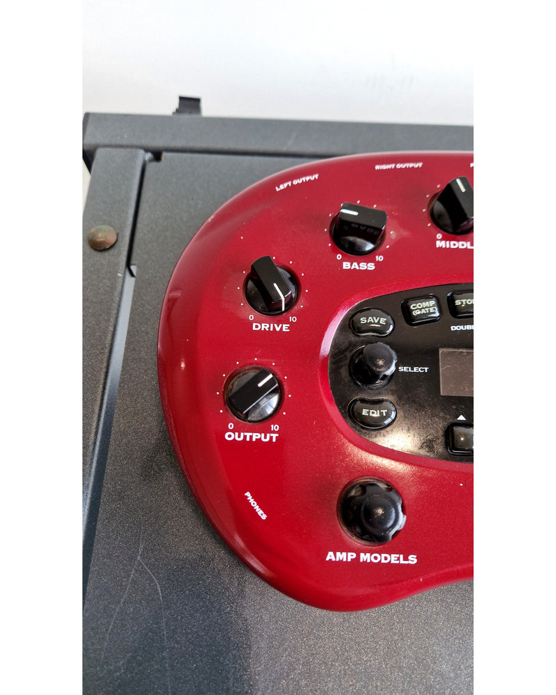 Line 6 POD XT - Effects Pedal - Red - Excellent w/ power supply - image 4