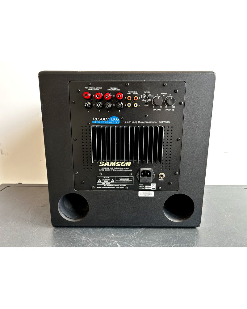 Samson Resolv 120a - Subwoofers - Black - Good - Image 3