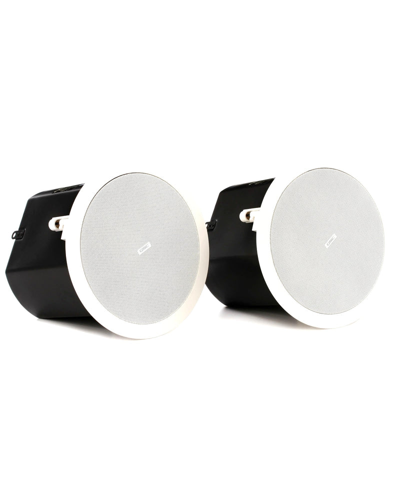 QSC AD-C6T-WH - Ceiling Loudspeakers Pair - White – Ceiling Loudspeaker - Like New w/ Original Box - Image 3