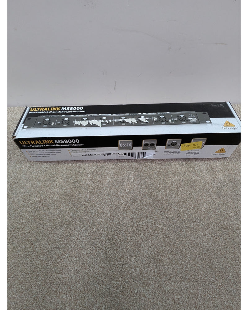 Behringer Ultralink MS8000 - Mixer - Very Good w/ Original Box & Manuals - image 15