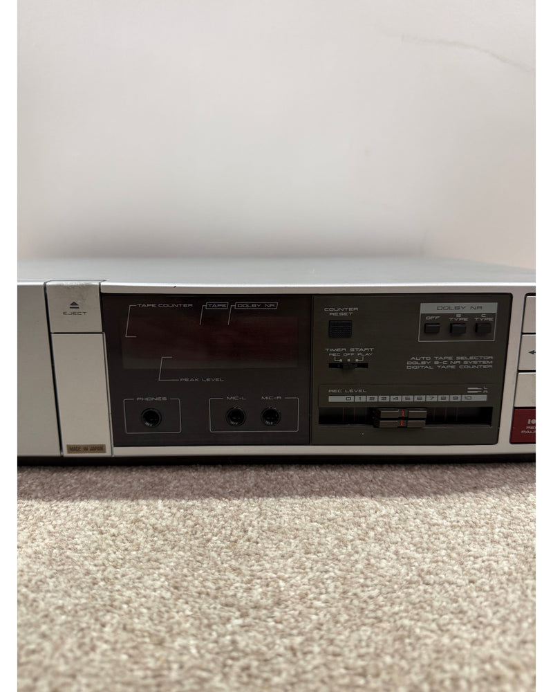 Akai HX-A3 - Cassette Deck - Silver - Fair - image 3