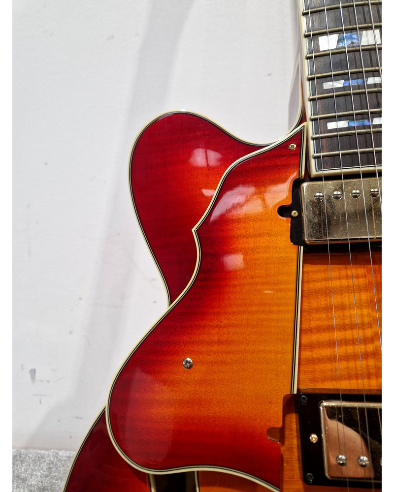 Ibanez AF155-AWB - Electric Guitar - Left-Handed - Sunburst - Excellent w/ Hard Case - Image 19