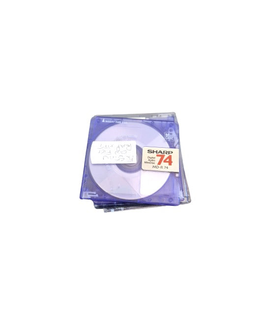 Sharp MD-R74 - Violet X 5 – MiniDisc - Good - Image 2