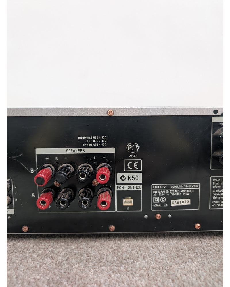 Sony TA-FB930R - Hi-Fi Amplifier - Silver - Fair - image 9