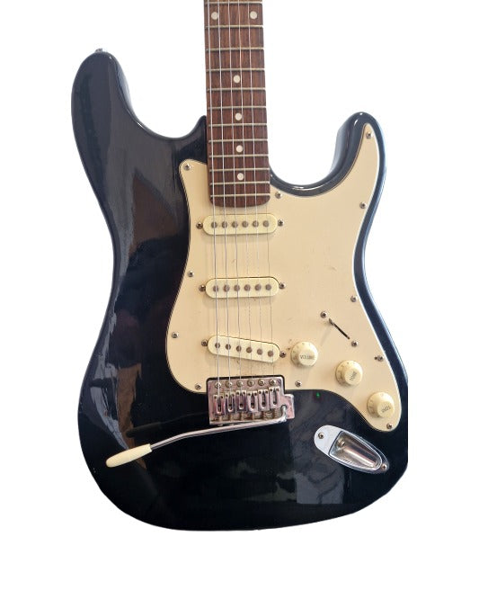 Burswood Strat Style - Electric Guitars - Black - Fair