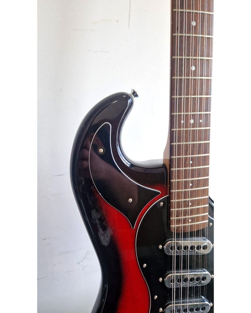 Burns Double Six - Electric Guitars - Red Sunburst - Excellent - Image 3