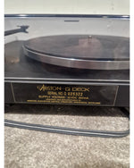 Ariston Q Deck Turntable - Black Turntable - Audiophile Quality - Very Good w/ Original Box & New Needle - Image 6