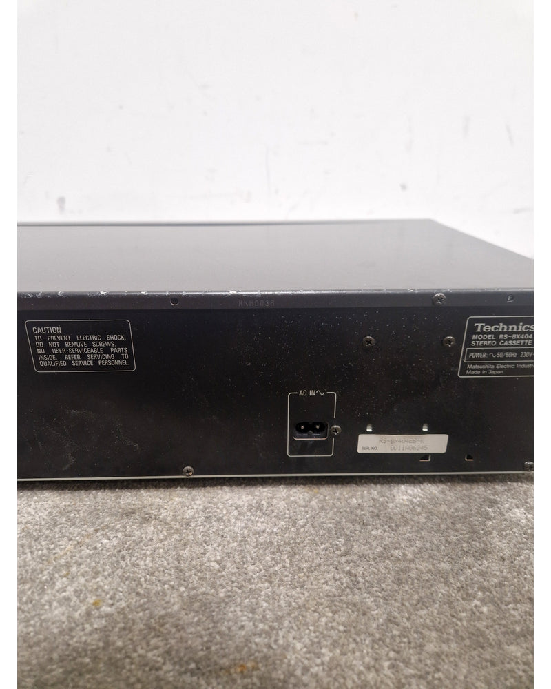 Technics RS-BX404 - Stereo Cassette Deck - PXS Cap - Good - Image 2