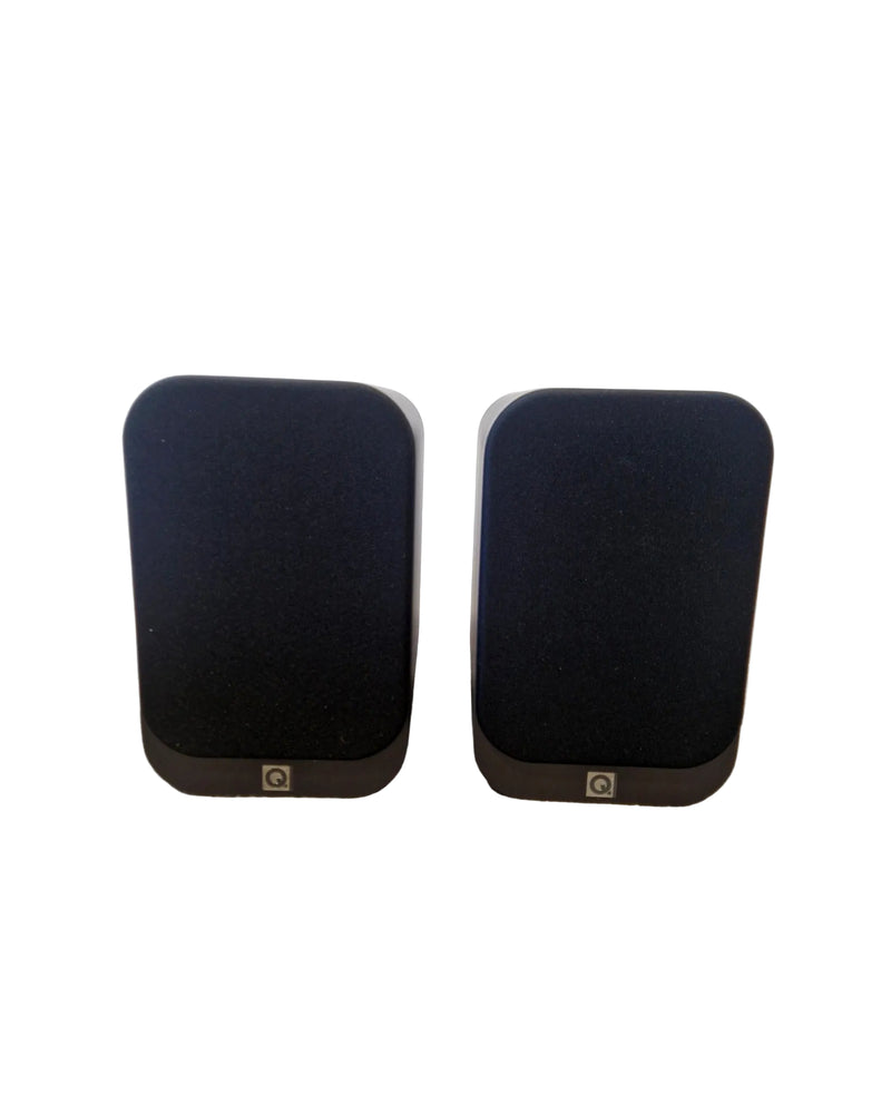 Q Acoustics 3010 HI-FI Speaker Pair - Black HI-FI Speakers - Compact Design - Excellent w/ & tags - Image 1