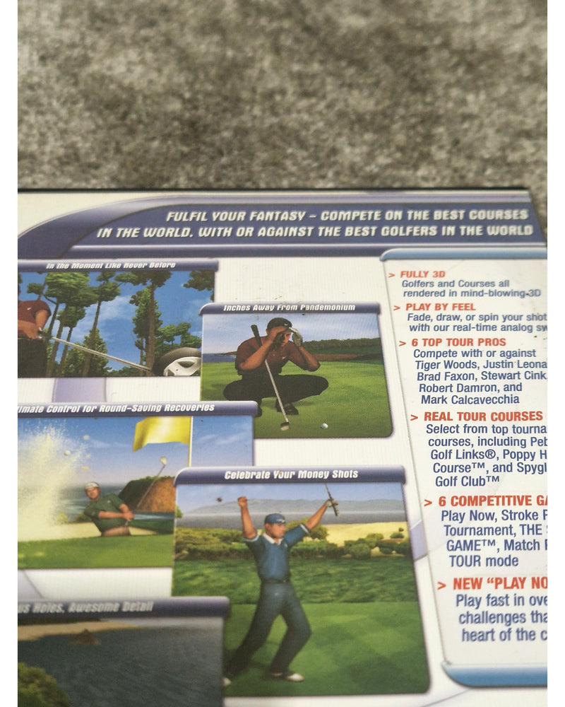 Tiger Woods PGA Tour 2001 - Video Game - Fair w/ Original Box - Image 12
