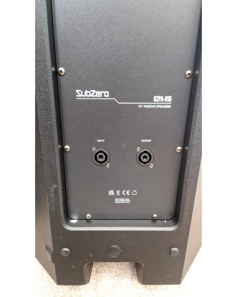 SubZero SZPA-815 - PA Speaker - Black - Very Good w/ Original Box - image 17