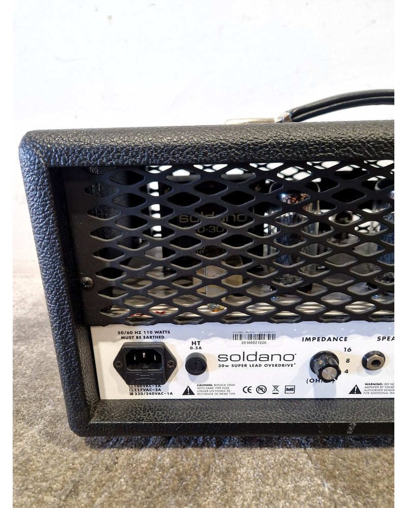 Soldano SLO-30 Head - Head - Black - Excellent w/ Original Box, Cables, Footswitch - Image 8