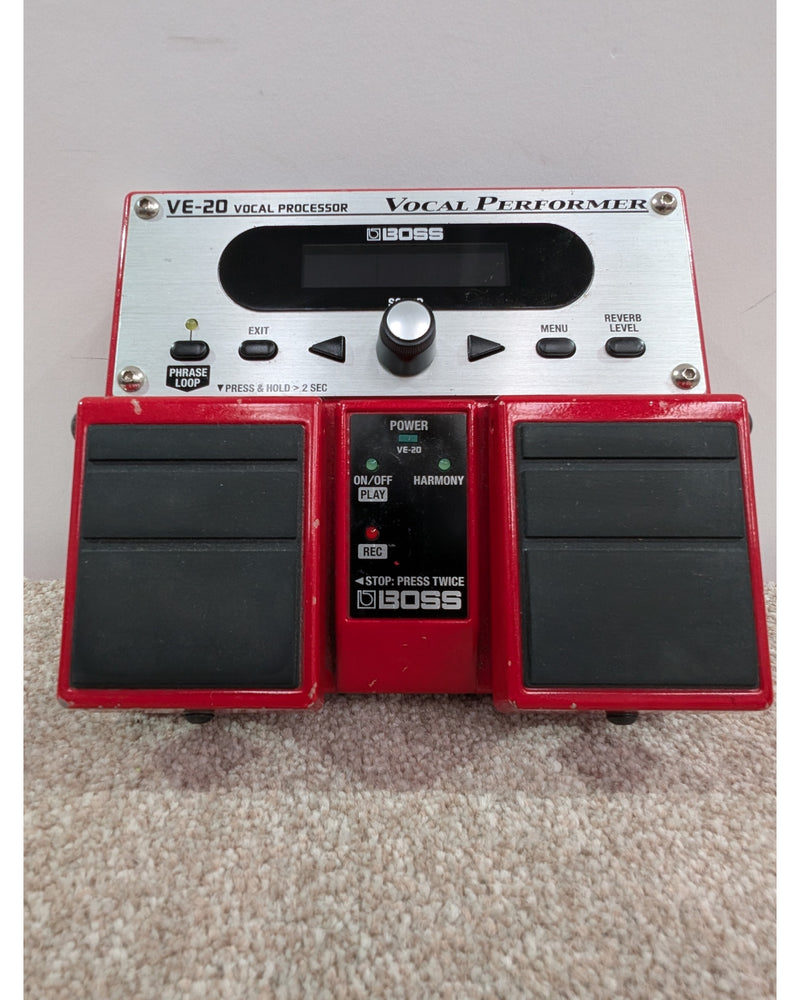 Boss VE-20 Vocal Performer - Multi-Effects Pedal - Red/Silver - Good - image 14