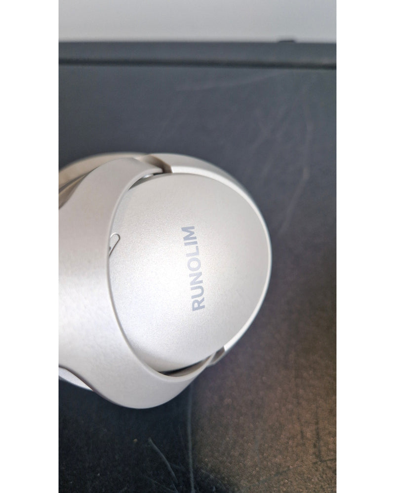 RUNOLIM Hybrid Active Noise Cancelling - Headphones - Silver, with case - Excellent w/ Soft Case - Image 2