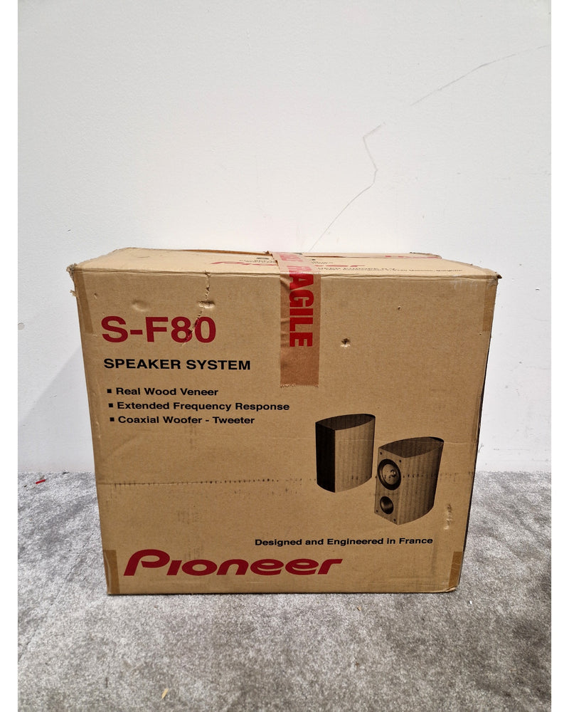 Pioneer S-F80 - Speakers - Pair - Wood Finish - Excellent w/ Original Box - Image 2