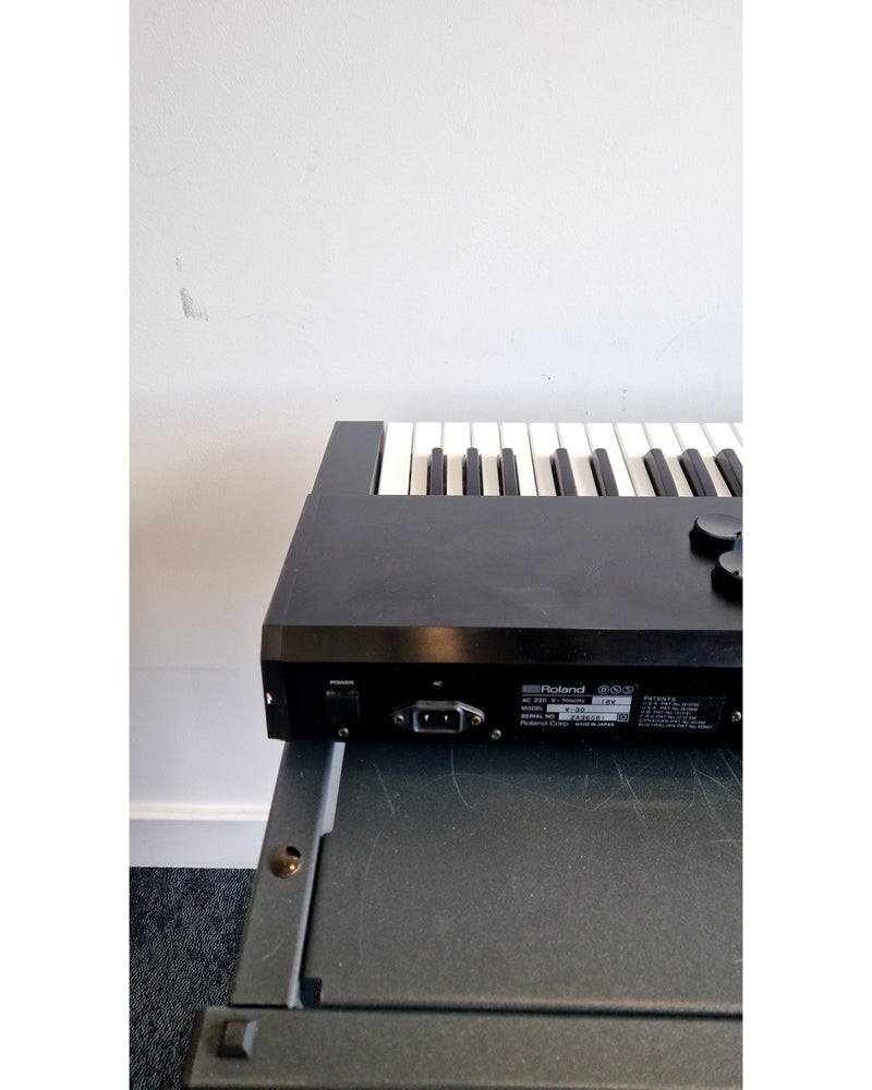 Roland W-30 - Synthesizer Keyboards - Black - Excellent w/ Original Box, Power Supply, Manuals, floppy disks - Image 4