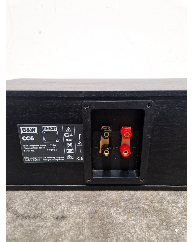 B&W CC6 - Hi-Fi Speakers - Black - Excellent - Image 2